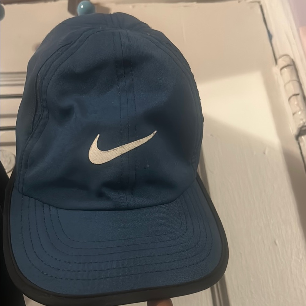 Nike Navy Cap with White Swoosh